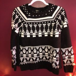 Forever 21 Knit Print Sweater